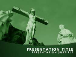 Christianity Jesus Title Master slide design
