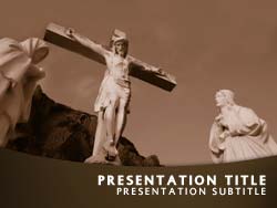 Christianity Jesus Title Master slide design