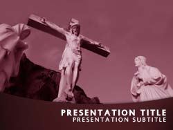 Christianity Jesus Title Master slide design