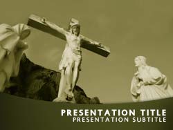 Christianity Jesus Title Master slide design