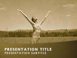 Thankful & Grateful Title Master slide design