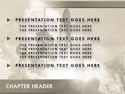 Space Travel Slide Master slide design