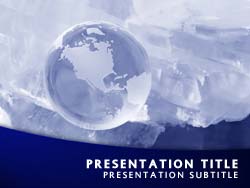 Globe Title Master slide design