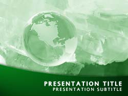 Globe Title Master slide design