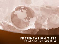 Globe Title Master slide design