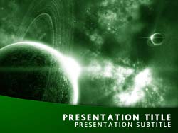 Universe Title Master slide design