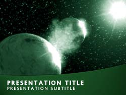 Global Warming Title Master slide design