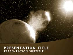 Global Warming Title Master slide design
