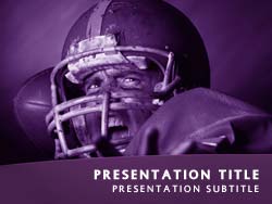 Football Quarterback Title Master slide design