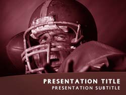 Football Quarterback Title Master slide design
