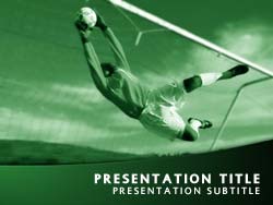 Soccer Goalkeeper Title Master slide design