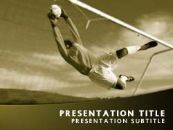 Soccer Goalkeeper Title Master slide design