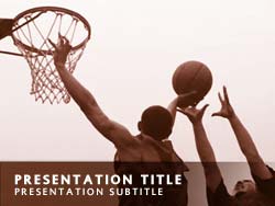 Basketball Title Master slide design
