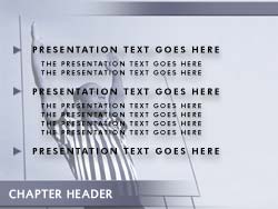 Football Field Goal Slide Master slide design