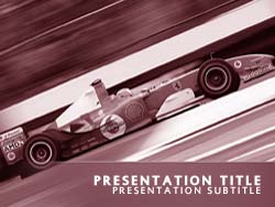 F1 Formula One Title Master slide design