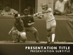 Softball Title Master slide design