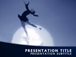 Ice Skater Title Master slide design