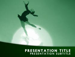 Ice Skater Title Master slide design