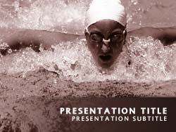 Swimming Title Master slide design