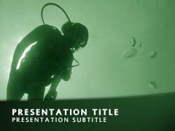 Scuba Diving Title Master slide design