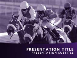 Horse Racing Title Master slide design