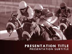 Horse Racing Title Master slide design