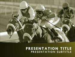 Horse Racing Title Master slide design