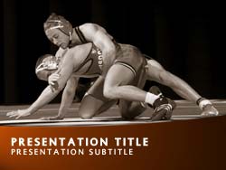 Wrestling Title Master slide design
