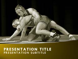 Wrestling Title Master slide design