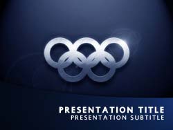 Olympics Title Master slide design