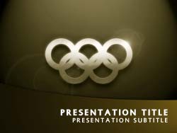 Olympics Title Master slide design