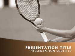 Tennis Title Master slide design