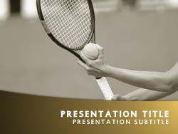 Tennis Title Master slide design
