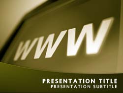 Internet Title Master slide design