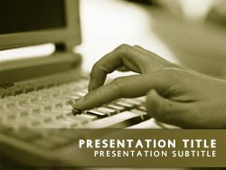 PC User Title Master slide design