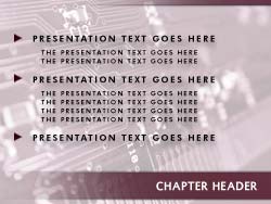 Printed Circuit Board Slide Master slide design