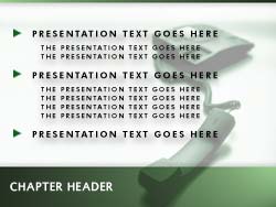 Telephone Slide Master slide design