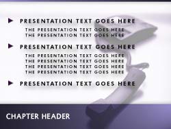 Telephone Slide Master slide design