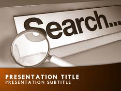 Online Search Title Master slide design