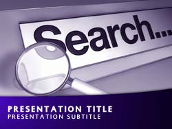 Online Search Title Master slide design