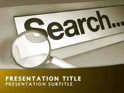 Online Search Title Master slide design