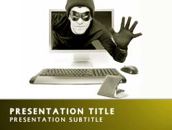Cyber Crime Title Master slide design