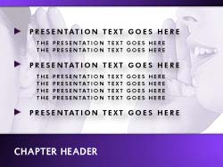 Communicate Slide Master slide design