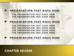 Communicate Slide Master slide design