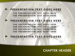 Compass Slide Master slide design