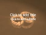 The Wedding Rings video background for PowerPoint