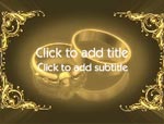 The Framed Wedding Rings video background for PowerPoint
