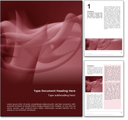 Abstract Wave word template document