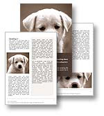 Puppy Dog Word Template