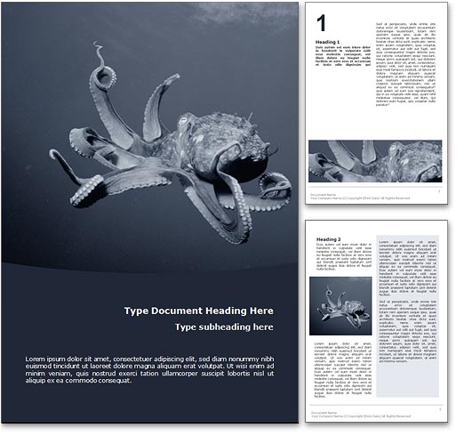 Octopus word template document